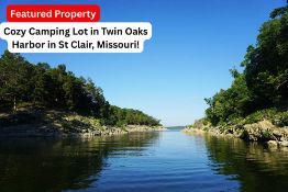 Cozy Camping Lot in Twin Oaks Harbor in St Clair Missouri!