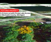 0.23 Acre Lot with Private Lake Access in Montcalm County, Michigan!