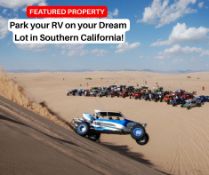 Park your RV on your Dream Lot in Southern California!