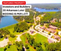 Investors and Builders: 20 Arkansas Lots! BIDDING IS PER LOT!