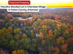 Peaceful Wooded Lot in Cherokee Village in Fulton County, Arkansas!