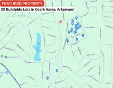 Investor Special: 20 Buildable Lots in Ozark Acres, Arkansas! BIDDING IS PER LOT!