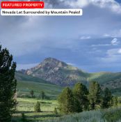 Nevada Lot Surrounded by Mountain Peaks!