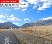 Enjoy Majestic Mountain Views in Lander County, Nevada!