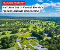Half Acre in Central Florida's Premier Lakeside Community!