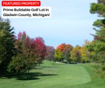 Prime Buildable Golf Lot in Gladwin County, Michigan!