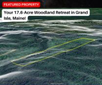 Your 17.6-Acre Woodland Retreat in Grand Isle, Maine!
