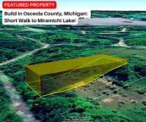 Build in Osceola County, Michigan: Short Walk to Miramichi Lake!
