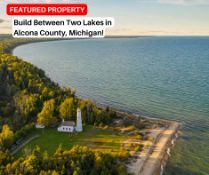 Build Between Two Lakes in Alcona County, Michigan!
