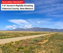 1.51 Acres in Rapidly Growing Valencia County, New Mexico!