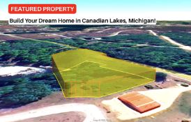 Build on Over an Acre in Canadian Lakes, Michigan!