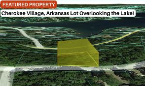 Prime Cherokee Village, Arkansas Lot Overlooking the Lake!
