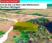 Cul-de-Sac Lot Near Lake Wildwood in Northern Michigan!