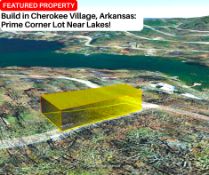 Build in Cherokee Village, Arkansas: Prime Corner Lot Near Lakes!