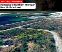 Homesite in Northern Michigan Near Guthrie Lake!
