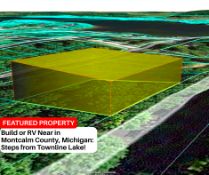 Build or RV Near in Montcalm County, Michigan: Steps from Townline Lake!