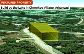 Secure a Corner Lot Near the Lake in Scenic Arkansas!