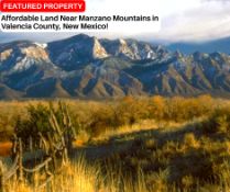 Affordable Land Near Manzano Mountains in Valencia County, New Mexico!