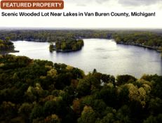 Scenic Wooded Lot Near Lakes in Van Buren County, Michigan!