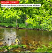 Private Lake Access in Montcalm County, Michigan!