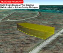 Build Dream House on This Spacious Half Acre Lot in Antrim County, Michigan!