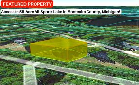 Access to 55-Acre All-Sports Lake in Montcalm County, Michigan!