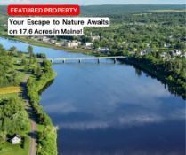 Your Escape to Nature Awaits on 17.6 Acres in Maine!