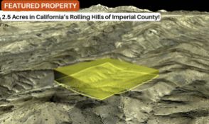 2.5 Acres in California's Rolling Hills of Imperial County!
