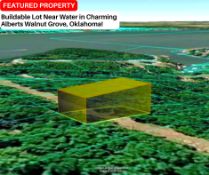 Buildable Lot Near Water in Charming Alberts Walnut Grove, Oklahoma!