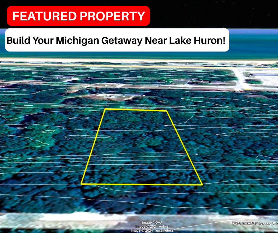 Build Your Michigan Getaway Near Lake Huron!