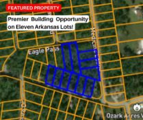 Premier Building Opportunity on Eleven Arkansas Lots!