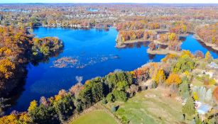 Wooded Lot by a Chain of Lakes in Oakland County, Michigan!
