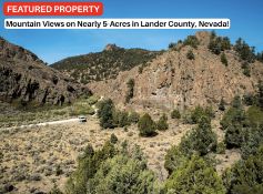 Mountain Views on Nearly 5-Acres in Lander County, Nevada!