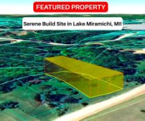 Serene Build Site in Lake Miramichi, MI!