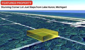 Stunning Corner Lot Just Steps from Lake Huron, Michigan!