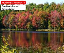 One Block from a Private Lake!