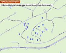20 Buildable Lots in Arkansas' Scenic Resort-Style Community!
