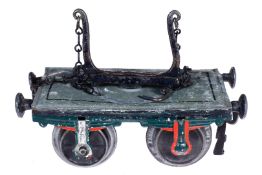 Märklin Drehschemelwagen, Spur 1, uralt, NV, LS, L 12,5, Z 3