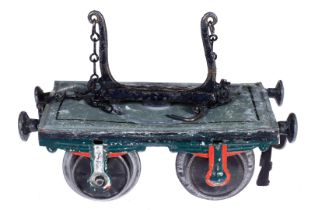 Märklin Drehschemelwagen, Spur 1, uralt, NV, LS, L 12,5, Z 3