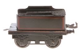 Bing Tender, Spur 1, schwarz, 2 Achslagerblenden fehlen, LS, L 14, Z 3
