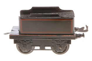 Bing Tender, Spur 1, schwarz, 2 Achslagerblenden fehlen, LS, L 14, Z 3