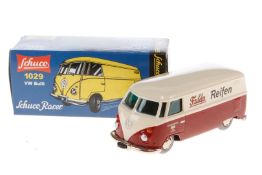Schuco Replik Racer 1029, weiß/rot, Alterungsspuren, im leicht besch. OK, Z 1-2