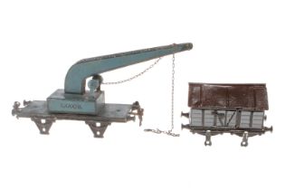 2 Märklin Güterwagen, Spur 1, HL und ÜL, NV, Z 4