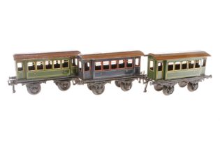 3 Bing Personenwagen, Spur 1, CL, LS, L 19,5, Z 3