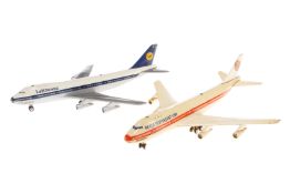 2 Schuco Flugzeuge, Blech/Kunststoff, Uhrwerke intakt, LS, L 27 und 28, Z 3