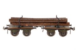 Bing Langholzwagen, Spur 1, uralt, HL, LS und Alterungsspuren, L 29,5, Z 2-3