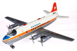 Schuco Flugzeug Radiant ”Swissair” 5600, NV, LS, L 41,5, Z 3