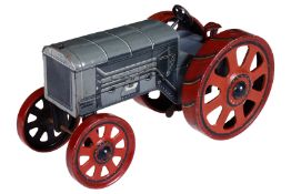 Bing Traktor ”Fordson”, CL, ohne Fahrer, Uhrwerk intakt, leichte Alterungsspuren, L 20, sonst noch Z