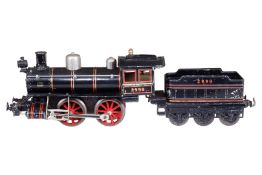 Bing B-Dampflok 2990, mit 3A-Tender, Spur 1, CL, Vor- und Rückwärts, 1 imit. Stirnlampe, 1