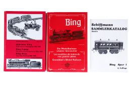 3 Bücher über Bing, Alterungsspuren